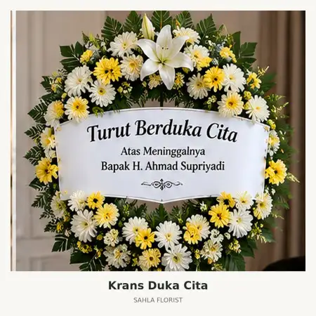 Krans Bunga Duka Babelan